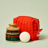 Travel Bag with Daily Stone Starter Kit and Dry Brush. These items fit into the Travel Bag.