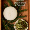 Black Spruce & Patchouli | Deep Moisturizing Lotion Bar