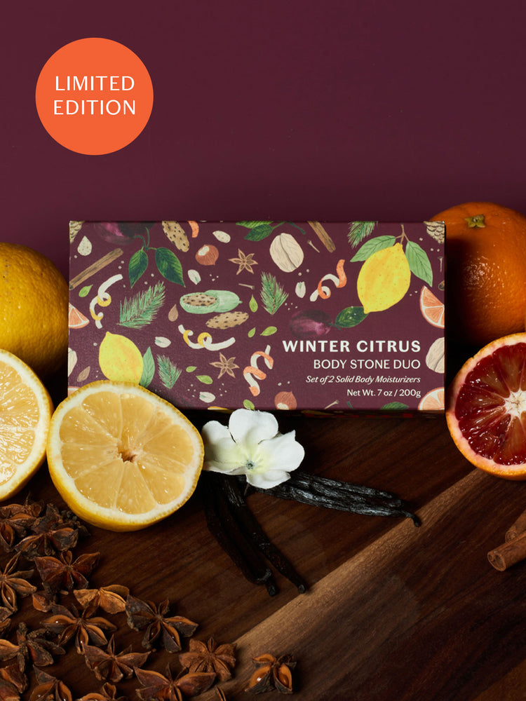 Winter Citrus Body Stone Duo | Holiday Limited Edition