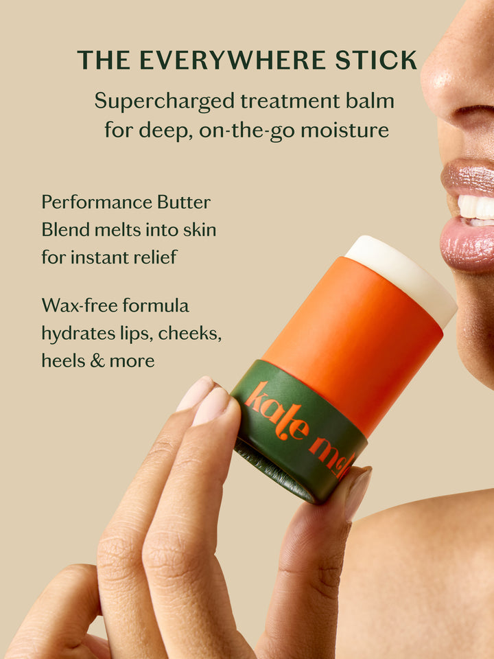Informational image showing the supercharged treatment benefits of the everywhere stick.