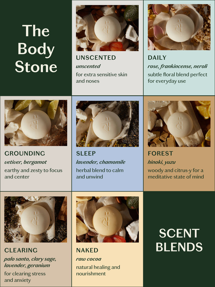 Sleep Stone | Calming Lavender Lotion Bar | Kate McLeod