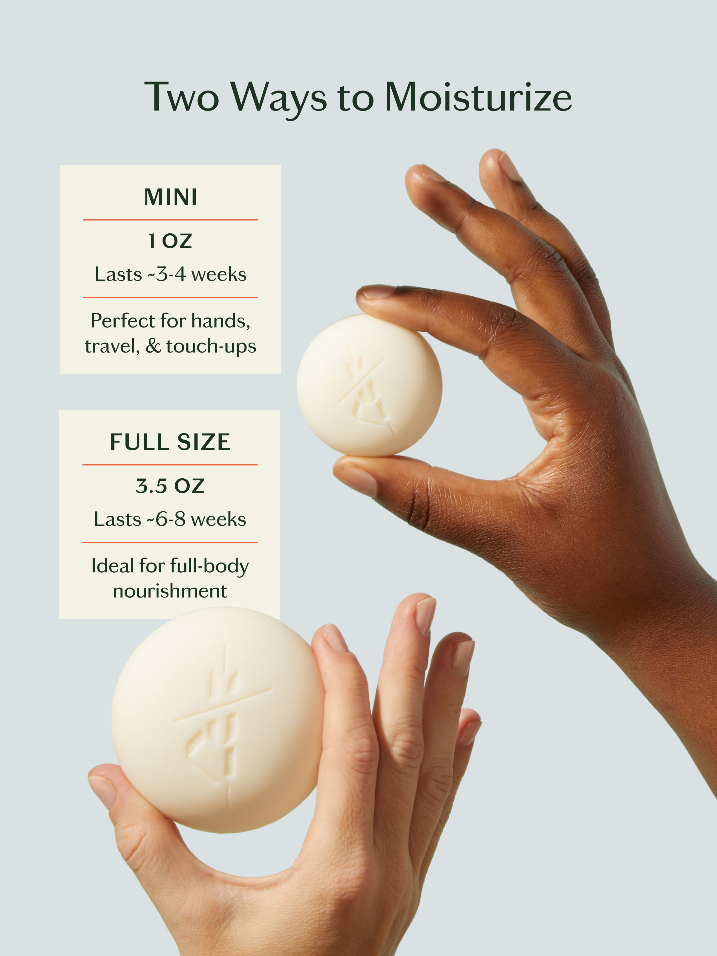 Natural Unscented Lotion Bar for Sensitive Skin - Kate McLeod