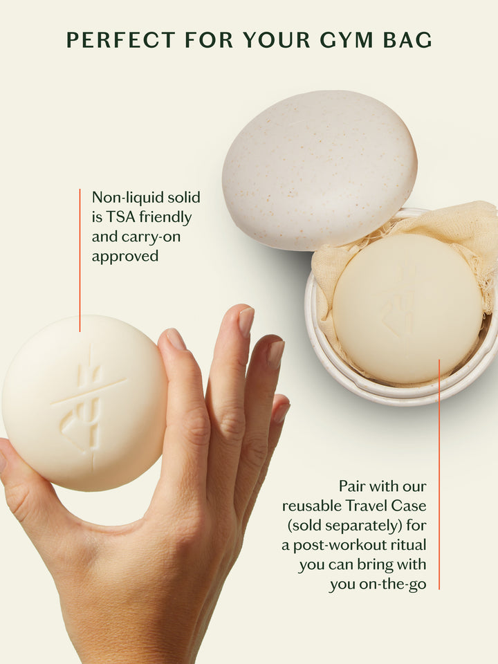 The Recovery Stone is TSA-approved and perfect for your gym bag. Pair with our Travel Case.